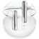 QCY AILYPODS CLEAR WHITE - SEMI-EAR 13MM DRIVER, WIND CANCEL ENC FOR CALLS, NCVM & AIR CASE TWS BT