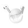 QCY AILYPODS CLEAR WHITE - SEMI-EAR 13MM DRIVER, WIND CANCEL ENC FOR CALLS, NCVM & AIR CASE TWS BT