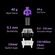 KEYCHRON Q3 HE (Q3H-M1) QMK WIRELESS CUSTOM HALL EFFECT KEYBOARD PURPLE SWITCH 80% US LAYOUT