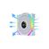LIAN LI UNIFAN SL WIRELESS LCD 120 -3PCS REVERSE WHITE (TRIPLE PACK INCLUDE CONTROLLER) - CASE FAN
