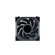 LIAN LI UNIFAN SL WIRELESS LCD 120-1PCS REVERSE BLACK - CASE FAN