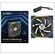 LIAN LI UNIFAN SL WIRELESS 120-1PCS REVERSE BLACK - CASE FAN