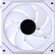 LIAN LI UNI FAN INFINITY SINGLE WHITE - ARGB PWM 140MM 0,200~1600RPM (1PCS) NO CONTROLLER CASE FAN