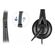 DELOCK HEADPHONES ΜΕ ΜΙΚΡΌΦΩΝΟ 27177, MONO, USB, VOLUME CONTROL, ΜΑΎΡΑ