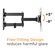 POWERTECH ΕΠΙΤΟΊΧΙΑ ΒΆΣΗ PT-1129 ΓΙΑ ΤΗΛΕΌΡΑΣΗ 23-43", FULL MOTION, 30KG