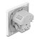 DELOCK ΠΡΊΖΑ ΤΟΊΧΟΥ 11499 ΜΕ ΘΎΡΕΣ ΦΌΡΤΙΣΗΣ USB & USB-C, 18W PD, ΛΕΥΚΉ