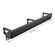 DELOCK CABLE MANAGEMENT 66488, 19"/1U RACK, 3X ΓΆΝΤΖΟΙ & ΒΟΎΡΤΣΑ, ΜΑΎΡΟ