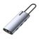 LDNIO DOCKING STATION DS-16H, 6 ΘΥΡΏΝ, USB-C ΣΎΝΔΕΣΗ, 4K, 100W PD, ΓΚΡΙ