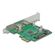 DELOCK ΚΆΡΤΑ ΕΠΈΚΤΑΣΗΣ PCIE X1 ΣΕ 2X USB-C 90493, 5GBPS