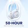 ANKER SOUNDCORE HEADPHONES SPACE Q45, BT, ADAPTIVE NOISE CANCELLING, 50H PLAYTIME WHITE