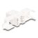 DELOCK KEYSTONE MODULE 86051, RJ45 ΣΕ LSA, CAT.6A UTP, ΛΕΥΚΌ, 4ΤΜΧ