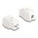 DELOCK KEYSTONE MODULE 86051, RJ45 ΣΕ LSA, CAT.6A UTP, ΛΕΥΚΌ, 4ΤΜΧ