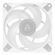 ARCTIC P12 PWM PST A-RGB WHITE 0DB – 120MM PRESSURE OPTIMIZED CASE FAN PWM CONTROLLED SPEED WITH PST