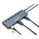 DELOCK USB-C HUB 63410 ΜΕ ΔΙΑΚΌΠΤΕΣ, 7X ΘΥΡΏΝ, 5GBPS, 20W, USB-C ΣΎΝΔΕΣΗ, ΜΠΛΕ