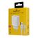 POWERTECH ΦΟΡΤΙΣΤΉΣ ΤΟΊΧΟΥ PT-1322 ΜΕ ΚΑΛΏΔΙΟ USB-C, USB, 12W, ΛΕΥΚΌΣ
