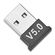 USB ΑΝΤΆΠΤΟΡΑΣ BLUETOOTH 5.0 AK325A, ΜΑΎΡΟΣ