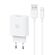 USAMS ΦΟΡΤΙΣΤΉΣ ΤΟΊΧΟΥ SCXLTZ03 ΜΕ ΚΑΛΏΔΙΟ LIGHTNING, USB, 18W, ΛΕΥΚΌΣ