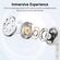 QCY MELOBUDS N50 ANC WHITE - 45DB ANC TWS SEMI-EAR EARBUDS 6 MIC ENC, IPX4 BT5.4