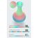CREALITY HYPER PLA  RAINBOW WILD BLOSSOM LONG GRAD.- FAST PRINTING FILAMENT WITH CFS TAG 1KG 1.75