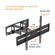 POWERTECH ΕΠΙΤΟΊΧΙΑ ΒΆΣΗ PT-1389 ΓΙΑ ΤΗΛΕΌΡΑΣΗ 37-80", FULL MOTION, 40KG