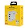 POWERTECH ΦΟΡΤΙΣΤΉΣ ΤΟΊΧΟΥ PT-1378 ΜΕ ΚΑΛΏΔΙΟ, USB/2X USB-C, 65W, GAN, ΛΕΥΚΌΣ