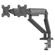 ANDA SEAT MONITOR ARM / STAND A6D-2S  BLACK DUAL, WEIGHT CAPACITY (PER SCREEN): 2-9KG