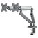 ANDA SEAT MONITOR ARM / STAND A6D-2S  SILVER WHITE DUAL, WEIGHT CAPACITY (PER SCREEN): 2-9KG
