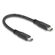 DELOCK ΘΉΚΗ ΓΙΑ M.2 NVME PCIE/SATA SSD 42031, 20GBPS, TOOL FREE, ΜΑΎΡΗ