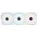 LIAN LI UNI FAN TL-LCD WIRELESS REVERSE 120 WHITE (3PCS & CONTROLLER) CASE FAN
