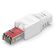 POWERTECH ΒΎΣΜΑ ΔΙΚΤΎΟΥ RJ45 CAB-N350, CAT 6A UTP, TOOL-FREE, ΛΕΥΚΌ