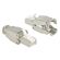 POWERTECH ΒΎΣΜΑ ΔΙΚΤΎΟΥ RJ45 CAB-N351, CAT 6A STP, TOOL-FREE, ΜΕΤΑΛΛΙΚΌ