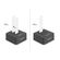 DELOCK DOCKING STATION 64300 ΓΙΑ 2X M.2 NVME SSD, CLONE/ERASE FUNCTION, 20GBPS, ΜΑΎΡΟ