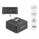 DELOCK DOCKING STATION 64300 ΓΙΑ 2X M.2 NVME SSD, CLONE/ERASE FUNCTION, 20GBPS, ΜΑΎΡΟ