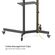 BRATECK ΒΆΣΗ ΔΑΠΈΔΟΥ ΤΗΛΕΌΡΑΣΗΣ T1042T, 37-70" ΈΩΣ 45KG, ΜΕ ΡΆΦΙΑ & ΡΟΔΆΚΙΑ