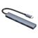ORICO USB HUB AHC2-4A, 4X ΘΥΡΏΝ, USB 3.0, 5GBPS, USB-C ΣΎΝΔΕΣΗ, ΓΚΡΙ
