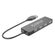 ORICO USB HUB FL01, 4X ΘΥΡΏΝ, USB 2.0, 480MBPS, USB ΣΎΝΔΕΣΗ, ΜΑΎΡΟ