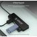 ORICO USB HUB FL01, 4X ΘΥΡΏΝ, USB 2.0, 480MBPS, USB ΣΎΝΔΕΣΗ, ΜΑΎΡΟ
