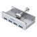 ORICO USB HUB MH4PU-P ΜΕ ΣΦΙΓΚΤΉΡΑ, 4X ΘΥΡΏΝ, 5GBPS, USB ΣΎΝΔΕΣΗ, ΑΣΗΜΊ