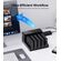ORICO DOCKING STATION ΓΙΑ 2.5" Ή 3.5" SATA HDD/SSD 6558US3-C, 5 ΘΈΣΕΩΝ, 5GBPS, CLONE FUNCTION, ΜΑΎΡΟ