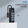 ORICO USB HUB PW4U-C3, 4X ΘΥΡΏΝ, USB 3.0, 5GBPS, USB-C ΣΎΝΔΕΣΗ, ΜΑΎΡΟ