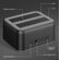 ORICO DOCKING STATION ΓΙΑ 2.5" Ή 3.5" SATA HDD/SSD 6829C3-V1, 2 ΘΈΣΕΩΝ, 5GBPS, ΜΑΎΡΟ