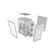 CORSAIR MID TOWER ATX CASE 3000D RGB AIRFLOW WINDOWED TEMPERED GLASS - WHITE - CC-9011256-WW
