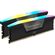 CORSAIR RAM DIMM XMS5 KIT 2X32GB CMH64GX5M2B5600Z40K, DDR5, 5600MHZ, LATENCY 40-40-40-77, 1.25V, VENGEANCE RGB, INTEL XMP & AMD EXPO, RGB LED, GREY, LTW.