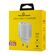 POWERTECH ΦΟΡΤΙΣΤΉΣ ΤΟΊΧΟΥ PT-1437, USB/USB-C, 20W, GAN, ΛΕΥΚΌΣ
