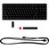 HYPERX ALLOY ORIGINS CORE PBT HX AQUA MECHANICAL TENKEYLESS GAMING KEYBOARD (US LAYOUT) - BLACK - 639N9AA