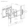 POWERTECH ΕΠΙΤΟΊΧΙΑ ΒΆΣΗ ΤΗΛΕΌΡΑΣΗΣ PT-1423, 37-90", 75KG, HEAVY DUTY, FULL MOTION