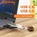 CABLETIME CARD READER CT-ACMCD2-ZG ΓΙΑ SD & MICRO SD, USB 3.0, 5GBPS, ΓΚΡΙ