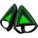 RAZER KITTY EARS V2 BLACK - CLIP ON CAT EAR - GAMING HEADSETS / HEADPHONES - UNIVERSAL FIT