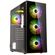 KOLINK OBSERVATORY HF GLASS ARGB MIDI TOWER CASE - BLACK (WITH 6 ARGB FANS - 3X140MM & 3X120MM)